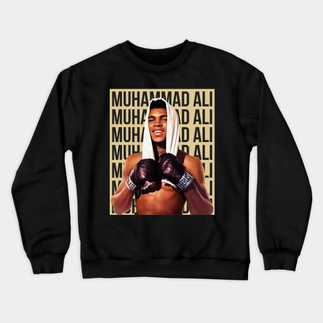 Ali Crewneck Sweatshirt by sandesart